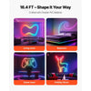 VEVOR LED Neon Rope Light, 16.4 ft, Flexible RGB-IC LED Strip Light, Control with App/Remote, Works with Alexa & Google Assistant, Music Syncing, Custom DIY Neon Flex Lights, for Bedroom Gaming Indoor
