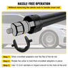 VEVOR Inner Tie Rod Installation Kit, Includes 13 Crowfoot Adapters, Durable 1/2 Inch Drive Tube for Efficient Removal, Crafted from Robust Steel, Ideal for Automotive Maintenance