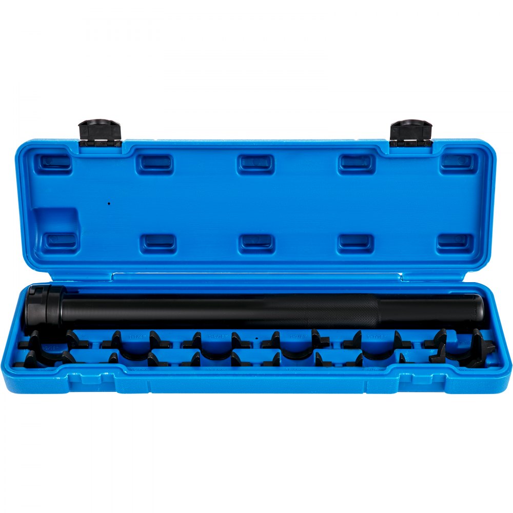 VEVOR Inner Tie Rod Installation Kit, Includes 13 Crowfoot Adapters, Durable 1/2 Inch Drive Tube for Efficient Removal, Crafted from Robust Steel, Ideal for Automotive Maintenance