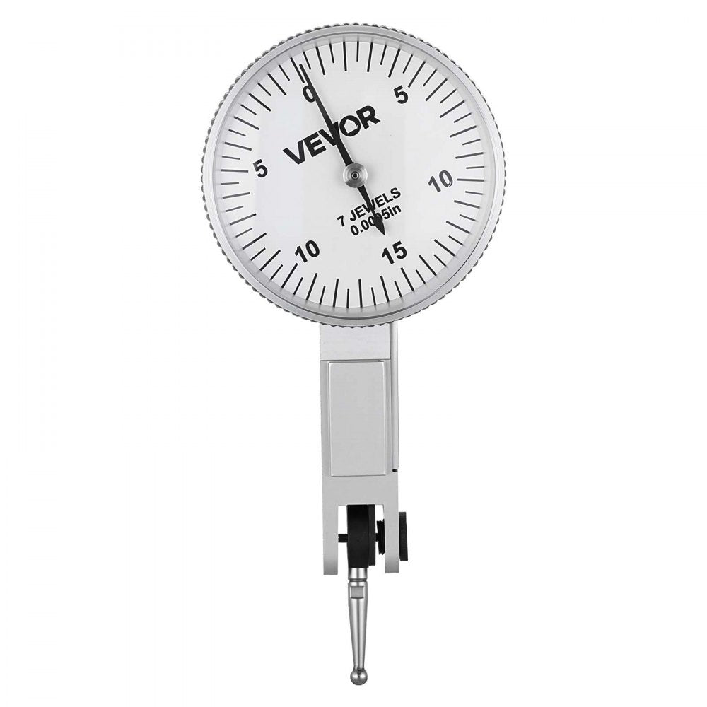 VEVOR Dial Test Indicator with Universal Magnetic Base and Storage Case, 0.0005 inch Accuracy, 0-0.03 inch Range, Micro Ball Handle for Narrow Area Measurement, Industrial Machining & Inspection