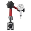 VEVOR Dial Test Indicator with Universal Magnetic Base and Storage Case, 0.0005 inch Accuracy, 0-0.03 inch Range, Micro Ball Handle for Narrow Area Measurement, Industrial Machining & Inspection