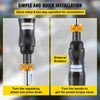 VEVOR 1/4" Drive Torque Screwdriver Wrench Set, 10-50 in-lbs Torque Adjustment Range, Torque Range Accurate to ±5%, 5 in-lb Increment Torque Screwdriver with 18 Bits & Case