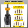 VEVOR Torque Screwdriver, 1/4\" Drive Screwdriver Torque Wrench, Torque Screwdriver Electrician 10-70 in/lbs Torque Range Accurate to ±5%, Adjustable inch Pound Torque Screwdriver with Bits & Case