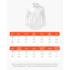 VEVOR Men's Button Up Shirt, Mens Long Sleeve Wrinkle-free Button Down Dress Shirts, Slim Fit Soft Stretch Fabric for Business Casual or Formal, Work, Wedding, Dinner, White, L Size