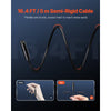 VEVOR Endoscope Camera with Light, 1920P HD Borescope for Android & IOS, 8 LED Lights Inspection Camera with 16.4FT Semi-Rigid Cable, 2X Zoom, IP67 Waterproof Snake Scope Camera for Auto, Plumbing