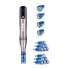 VEVOR Professional Microneedling Pen M8S, Electric Derma Pen with 12PCS Anti-Backflow Cartridges, 6 Variable Speed Skin Care Beauty Device with LCD Display and 0-2.5mm Adjustable Needle Length
