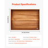 VEVOR Noodle Board Stove Cover, Stove Top Cover Board for Gas Burner & Electric Stove, Acacia Wood Cutting Board with Built-in Handles, RV Stovetop Cover/ Kitchen Sink Cover for Counter Space & Tray