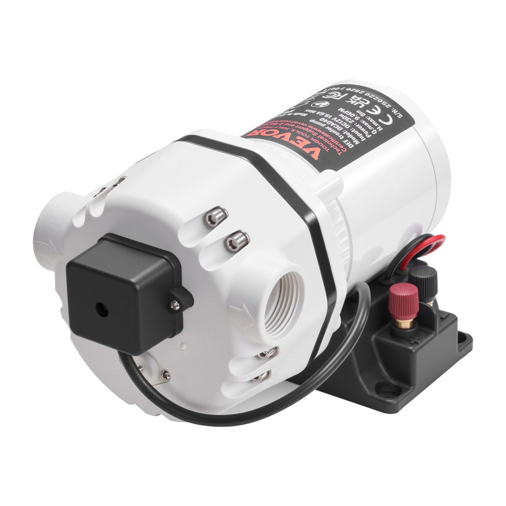 VEVOR DEF Transfer Pump, 9 GPM, Diaphragm Irrigation Self Priming Electric Water Pump for Diesel Exhaust Fluid Automotive Urea Oil, DC 12V, 230W, 26.25 ft Lift, for Liquid Transportation Refueling