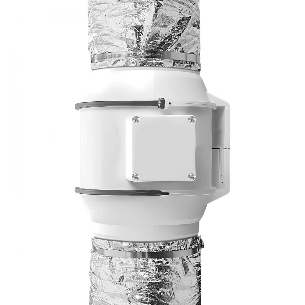 VEVOR Dryer Vent Hose, 5'' Insulated Flexible Duct 25FT Long with 2 Duct Clamps, Heavy-Duty Three Layer Protection for HVAC Heating Cooling Ventilation and Exhaust, R-4.2 Flame Resistance Value