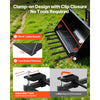 VEVOR 68.5" Clamp on Debris Forks for Buckets, 7 Fork Tines, 4560lbs Load Capacity, Heavy Duty Pallet Forks for Tractor Loader Skid Steer, Bolt on Bucket Attachments for Removing Yard Waste and Debris