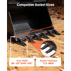 VEVOR Bucket Tooth Bar,45.2 in Heavy Duty 6 Teeth Tractor Bucket Bar for Tractor Loader Skidsteer, 4560 lbs Load Capacity, Bolt On Teeth Bars for Buckets Protection Efficient & Soil Excavation