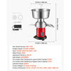 VEVOR Electric Milk Cream Separator, 60L/H Output 10500RPM Milk Cream Centrifugal Separator, 304 Stainless Steel Goat Cow Milk Skimmer Separating Machine with 4.5L Bowl Capacity (40W, 100-240V)