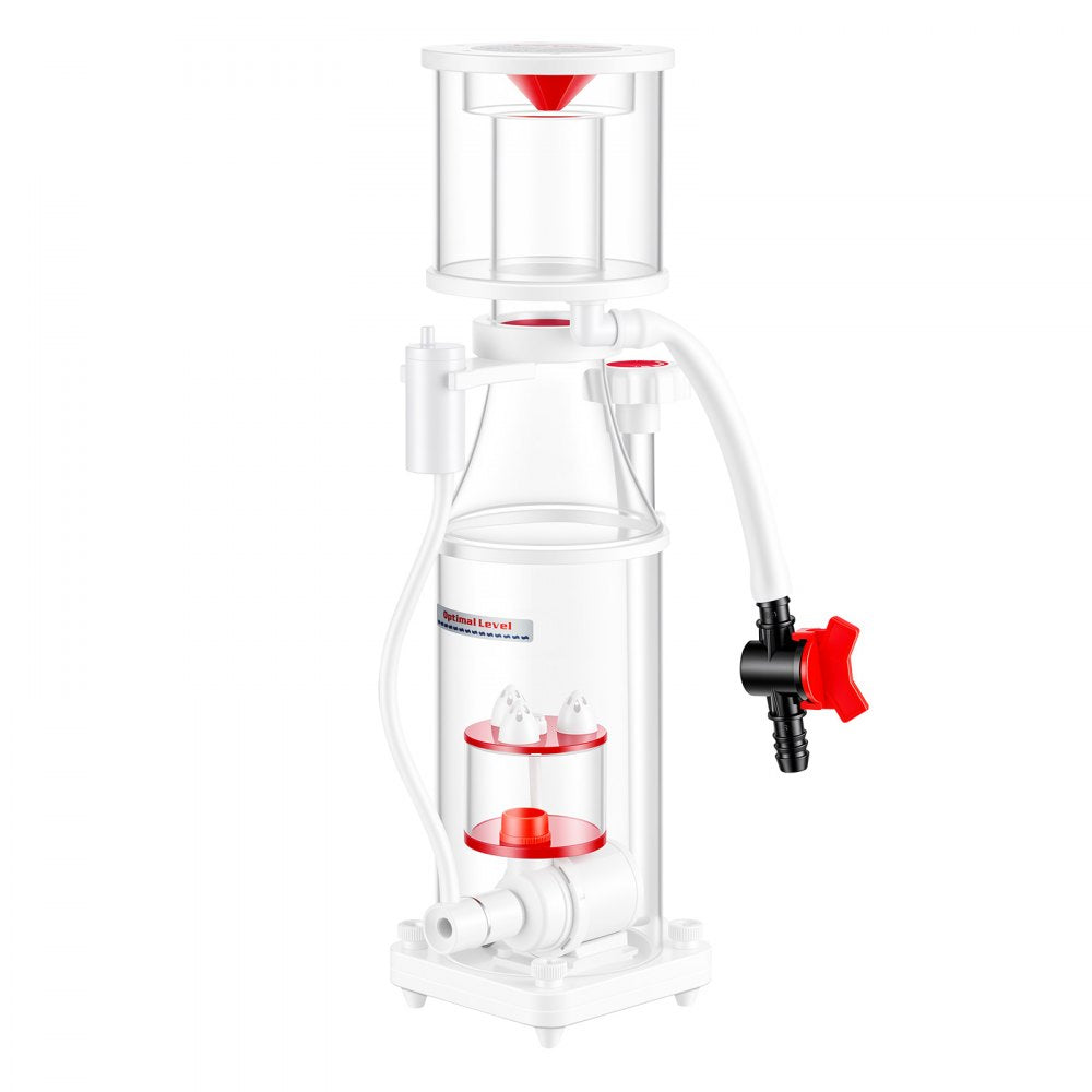 VEVOR Protein Skimmer for 53-106 Gal Saltwater Aquariums Internal with Pump, Protein Skimmer with DC Pinwheel Pump, Adjustable Control, Air Silencer, for 53-106 Gallon Saltwater Aquariums & Reef Tank