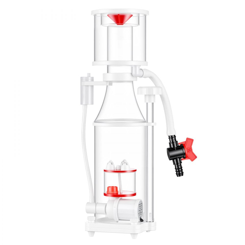 VEVOR Protein Skimmer for 53-106 Gal Saltwater Aquariums Internal with Pump, Protein Skimmer with DC Pinwheel Pump, Adjustable Control, Air Silencer, for 53-106 Gallon Saltwater Aquariums & Reef Tank