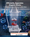 VEVOR Protein Skimmer for 53-106 Gal Saltwater Aquariums Internal with Pump, Protein Skimmer with DC Pinwheel Pump, Adjustable Control, Air Silencer, for 53-106 Gallon Saltwater Aquariums & Reef Tank