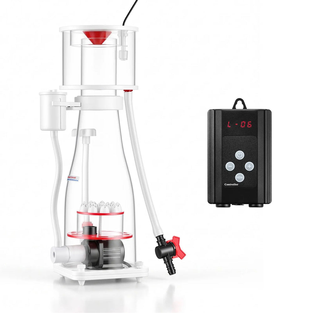 VEVOR Protein Skimmer for 106-185 Gal Saltwater Aquariums In Sump with Pump, Protein Skimmer with DC Pinwheel Pump, Adjustable Control, for 106-185 Gal Saltwater Aquarium & Reef Tank, In Sump Use Only