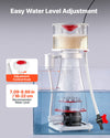 VEVOR Protein Skimmer for 132-264 Gal Saltwater Aquariums In Sump with Pump, Protein Skimmer with DC Pinwheel Pump, Adjustable Control, for 132-264 Gal Saltwater Aquarium & Reef Tank, In Sump Use Only