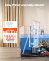 VEVOR Protein Skimmer for 20-30 Gal Saltwater Aquarium Hang On with DC Pump, Protein Skimmer with DC Pinwheel Pump, Adjustable Control, for 20-30 Gallon Small Saltwater Aquariums & Reef Tank Fish Tank