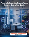 VEVOR Protein Skimmer for 30-80 Gal Saltwater Aquarium Hang On with DC Pump, Protein Skimmer with DC Pinwheel Pump, Adjustable Control, for 30-80 Gal Medium Saltwater Aquariums & Reef Tank Fish Tank