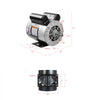 VEVOR 5HP SPL Air Compressor Electric Motor, 230V 17.6Amps, 56 Frame 3450RPM, 5/8" Keyed Shaft, 1.88" Shaft Length, CW/CCW Rotation (Factory Setting is CCW), Single Phase