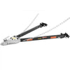 VEVOR Tow Bar, 5500 lbs Towing Capacity with Chains, Powder-Coating Alloy Steel Bumper-Mounted Universal Towing Bar, Coupler Fits 2-Inch Ball Hitch, 39.4-Inch Opening Width, for RV Car Trailer Truck