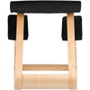 VEVOR Wooden Ergonomic Kneeling Chair Memory Seat Cushion Relieving Body Black