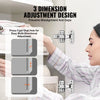VEVOR Cabinet Hinges, 40 Packs Full Overlay Kitchen Cabinet Door Hinges, 100 Degree Opening Angel Soft Close Concealed Cupboard Hinges for Frameless Cabinet Type, with Mounting Screws