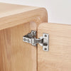 VEVOR Cabinet Hinges, 60 Packs Partial Overlay Kitchen Cabinet Door Hinges, 100 Degree Opening Angel Soft Close Concealed Cupboard Hinges for Framed + Frameless Cabinet Type, with Mounting Screws