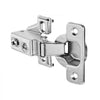 VEVOR Cabinet Hinges, 60 Packs Partial Overlay Kitchen Cabinet Door Hinges, 100 Degree Opening Angel Soft Close Concealed Cupboard Hinges for Framed + Frameless Cabinet Type, with Mounting Screws
