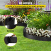 VEVOR Landscape Edging, 10 inch Depth 40 ft Total Length, Recycled HDPE Coiled Terrace Board, Flexible Bender Border for Landscaping, Lawn, Garden, Yard, Against Invading Weeds, Black