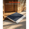 VEVOR Threshold Ramp for Doorways, 24 x 35.8 in, Platform Aluminum Wheelchair Ramp with Adjustable Height, Non-Slip Door Threshold Ramps, 800 lbs Load Capacity, for Home Steps, Wheelchairs, Walkers