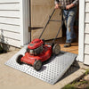 VEVOR Threshold Ramp for Doorways, 29.5 x 24.3 in, Platform Aluminum Wheelchair Ramp, Non-Slip Door Threshold Ramps, 750 lbs Load Capacity, for Home Steps, Curbs, Wheelchairs, Walkers, Scooter, Carts