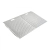 VEVOR Threshold Ramp for Doorways, 29.5 x 24.3 in, Platform Aluminum Wheelchair Ramp, Non-Slip Door Threshold Ramps, 750 lbs Load Capacity, for Home Steps, Curbs, Wheelchairs, Walkers, Scooter, Carts