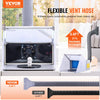VEVOR Airbrush Spray Booth, Portable Hobby Airbrush Paint Spray Booth Kit with LED Lights, Exhaust Fan and Exhaust Extension Hose, Airbrush Paint Booth for Painting Models, Arts, Crafts, Cakes