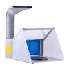 VEVOR Airbrush Spray Booth, Portable Hobby Airbrush Paint Spray Booth Kit with LED Lights, Exhaust Fan and Exhaust Extension Hose, Airbrush Paint Booth for Painting Models, Arts, Crafts, Cakes