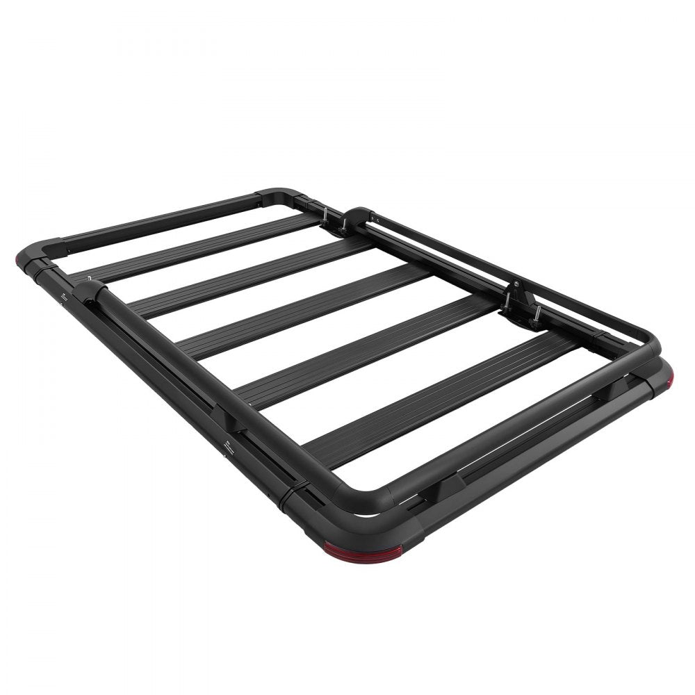 VEVOR Roof Rack Cargo Basket, 64 x 39 x 4.53 in, Heavy Duty Roof Top Carrier Basket with Extension, 200 lbs Capacity, All-Weather Car Top Luggage Holder, Universal Fit for SUVs Trucks Vehicles Pickups