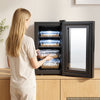 VEVOR Reptile Incubator 23L Digital Egg Incubator with Cooling & Heating, for Small Reptiles Hatching Lizard Snake Turtle Eggs, 50-104°F Temperature Control, LED Display & 3 Detachable Shelves, Black