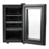 VEVOR Reptile Incubator 23L Digital Egg Incubator with Cooling & Heating, for Small Reptiles Hatching Lizard Snake Turtle Eggs, 50-104°F Temperature Control, LED Display & 3 Detachable Shelves, Black