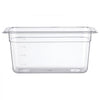 VEVOR 6-Pack Polycarbonate Food Pans, 1/3 Size, 6" Deep, with Lid, Clear, for Restaurants, Buffets and Salad Bars, Commercial Food Storage Containers, Dishwasher Compatible, Stackable, Scale Markings