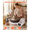 VEVOR Pottery Wheel for Adults, 14" and 11" Turntables, 450W Electric Table Top Pottery Wheel with Foot Pedal, 30-300 RPM Adjustable Speed, Detachable Basin, for Beginners, DIY Clay Art Craft, White