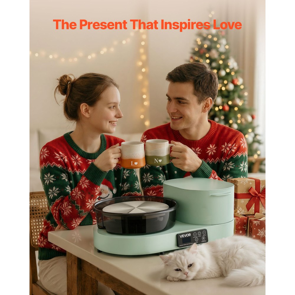 VEVOR Pottery Wheel for Adults, 11" Aluminum Turntable, 450W Electric Table Top Pottery Wheel with Foot Pedal, 30-300 RPM Adjustable Speed, Aluminum Body, for Beginners, DIY Clay Art Craft, Green