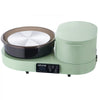 VEVOR Pottery Wheel for Adults, 11" Aluminum Turntable, 450W Electric Table Top Pottery Wheel with Foot Pedal, 30-300 RPM Adjustable Speed, Aluminum Body, for Beginners, DIY Clay Art Craft, Green