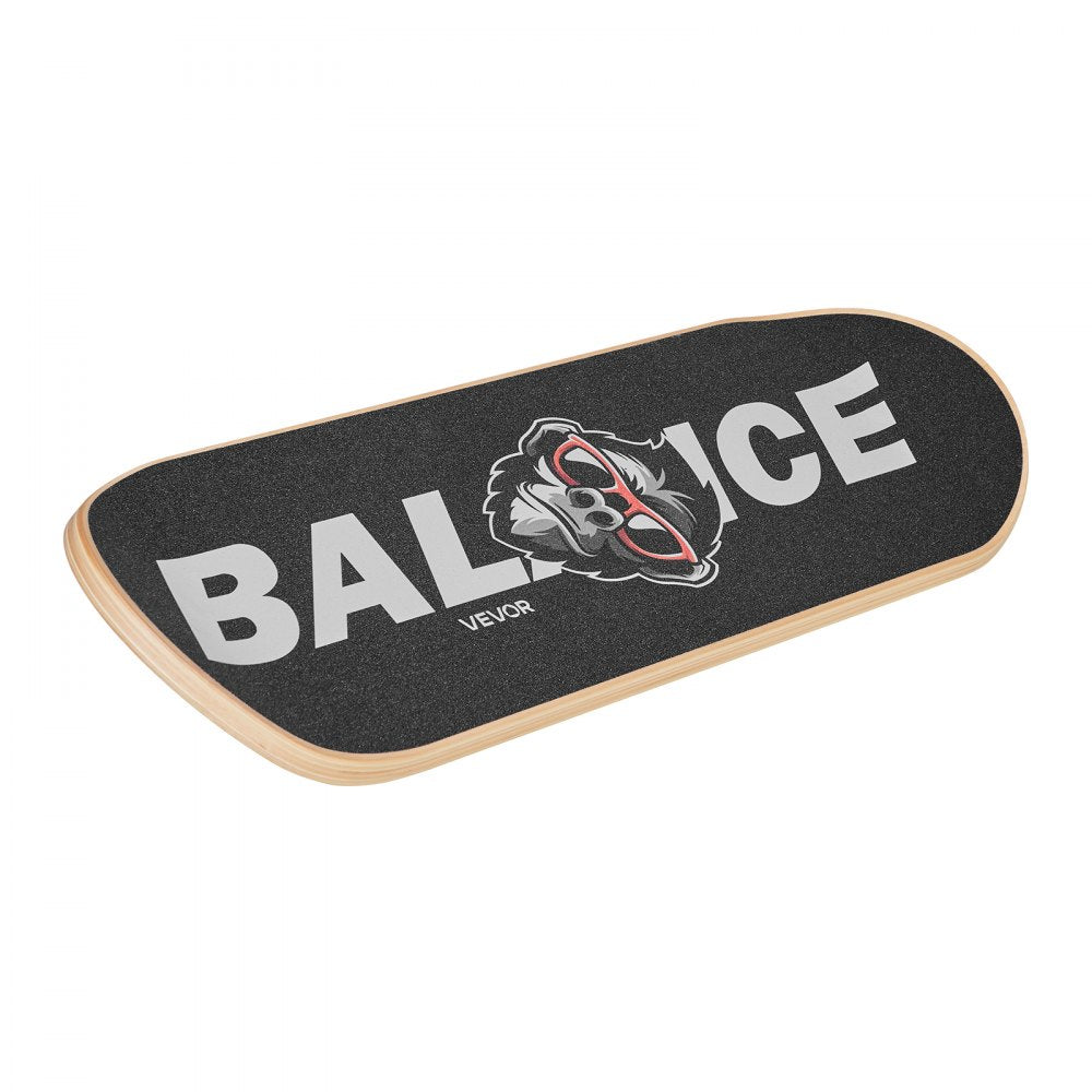 VEVOR Balance Board, Wobble Board Trainer for Adults 3-Level Adjustable Base, Premium Wooden Balance Training Equipment, Slip-Resistant Surface for Core Workout, Standing Desk Exercise, Home Gym, Yoga