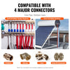 VEVOR PEX Pipe 3/4 Inch, 100 Feet Length PEX-B Flexible Pipe Tubing for Potable Water, Pex Water Lines for Hot/Cold Water & Easily Restore, Plumbing Applications with Free Cutter & Clamps ,Red