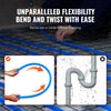 VEVOR PEX Pipe 1/2 Inch, 300 Feet Length PEX-B Flexible Pipe Tubing for Potable Water, Pex Water Lines for Hot/Cold Water & Easily Restore, Plumbing Applications with Free Cutter & Clamps ,Blue