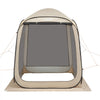 VEVOR Screen House Tent, 6 x 6 ft, 4-6 Person Pop Up Screen Tent, Portable Screened in Canopy with Carry Bag, Netting Sides, Ground Stakes, for Garden, Patio, Backyard, and Outdoor Activities, Beige