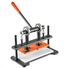 VEVOR Leather Cutting Machine 10.24 x 4.72 in Embossing Plate Die Cutter, Hand Press Leather Embossing & Die Cutting, 3300 lbs Pressure, 0.47 in Stroke, Dual Guide Shafts, for Fabric, Paper, Silicone