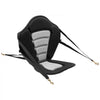 VEVOR Kayak Seat, 1 Pack 0.5" Thick, Universal Paddle Board Seat with Back Support, Sit-on-Top Soft Padded Cushion with Storage Bag & Adjustable Straps for SUP, Canoe, Fishing Boat, Inflatable Kayak