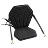 VEVOR Kayak Seat, 1 Pack 1" Thick, Universal Paddle Board Seat with Back Support, Hexagonal Sit-on-Top Soft Padded Cushion with Storage Bag & Adjustable Straps for SUP, Fishing Boat, Inflatable Kayak