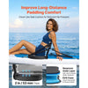 VEVOR Kayak Seat, 2 Pack 2" Thick, Universal Paddle Board Seat with Back Support, Sit-on-Top Soft Padded Cushion with Storage Bag & Adjustable Straps for SUP, Canoe, Fishing Boat, Inflatable Kayak
